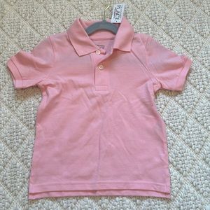 The Children’s Place- Boys Pique Polo- Rose Petal- Size 3T
